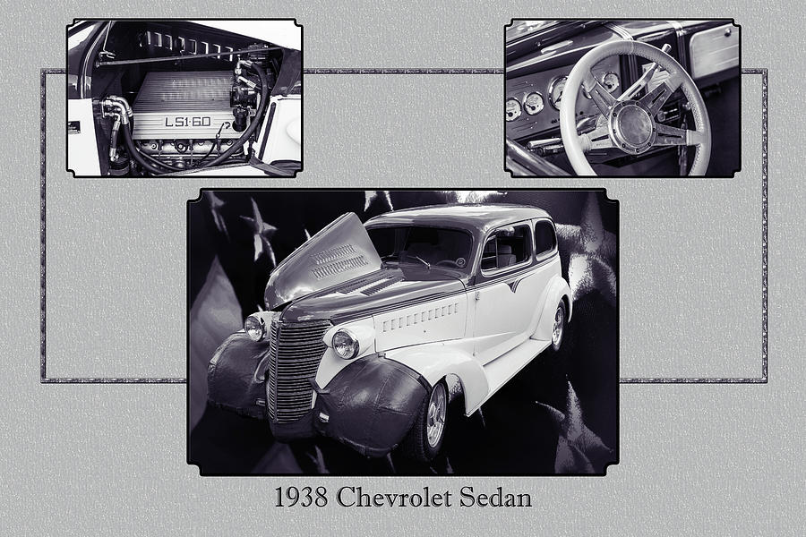 5515.50 1938 Chevrolet Sedan #551550 Photograph by M K Miller