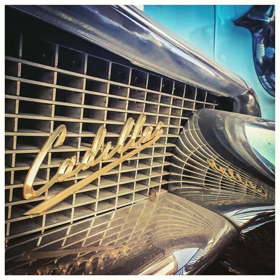 Sign Photograph - 56 #cadillac #classiccar #sign #texas #56 by Alexis Fleisig