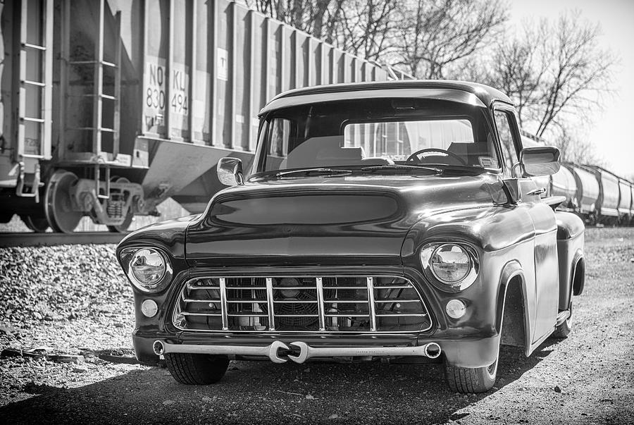 56 Chevy Truck Photograph by Guy Whiteley