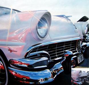 Oil Painting - 56 Ford by Counterparts original Oil Painting - 56 Ford by Counterparts original