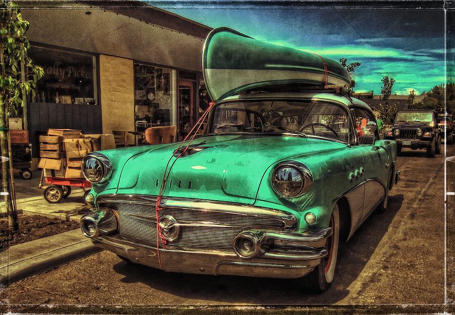 Buicks Photograph - 57 Buick - Just Coolin It by Thom Zehrfeld