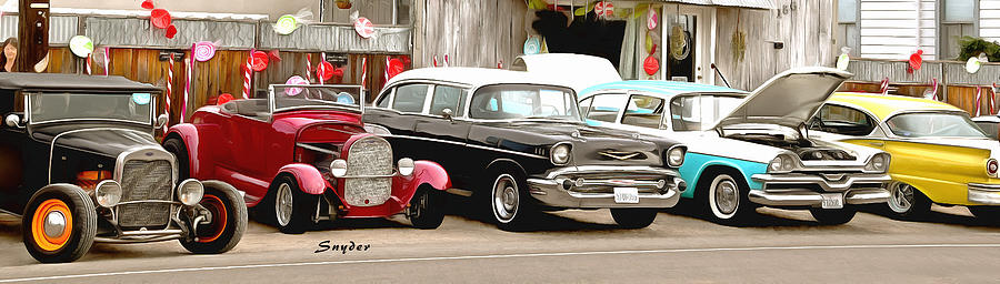 57 Chevy and Friends Photograph by Floyd Snyder