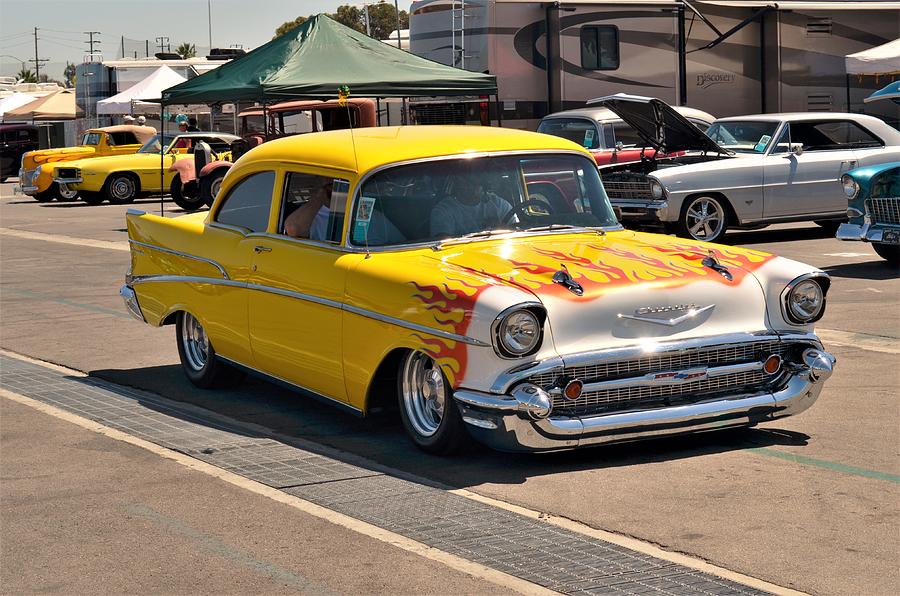 57 Chevy Bel Air Photograph by Scott Ivens