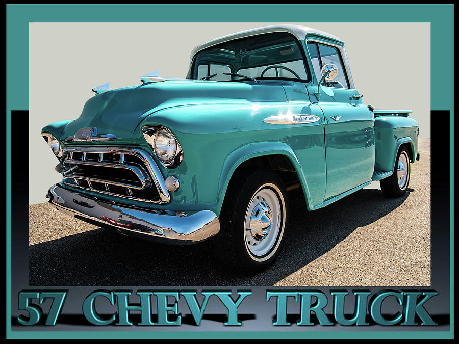 57 Chevy Truck Photograph by Scott Cordell