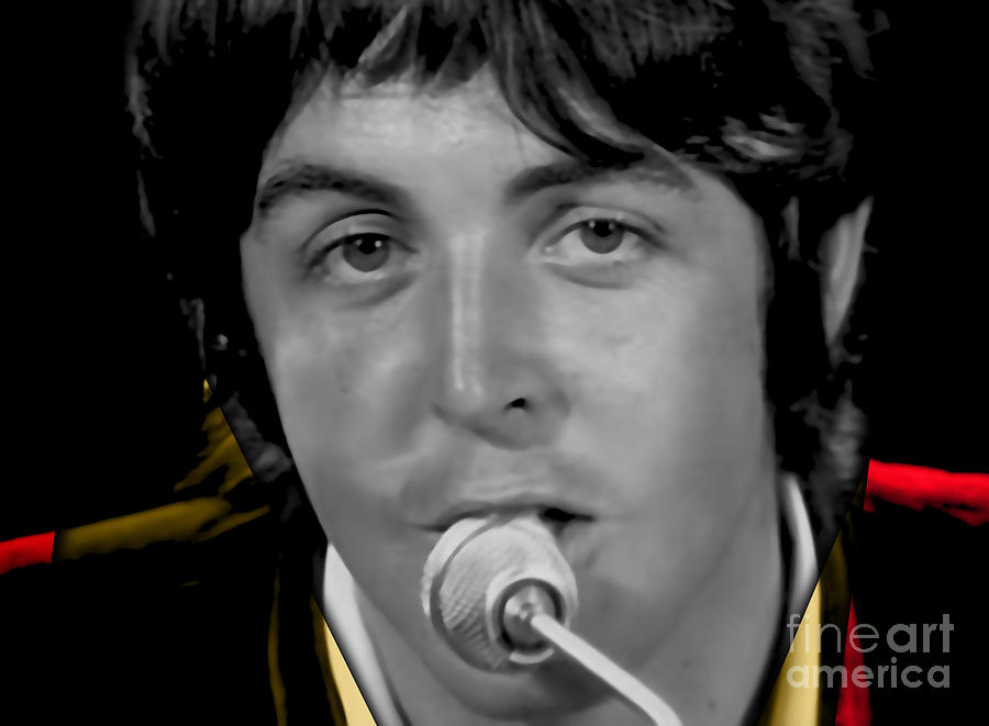 Paul Mccartney Mixed Media - Paul McCartney Collection #27 by Marvin Blaine