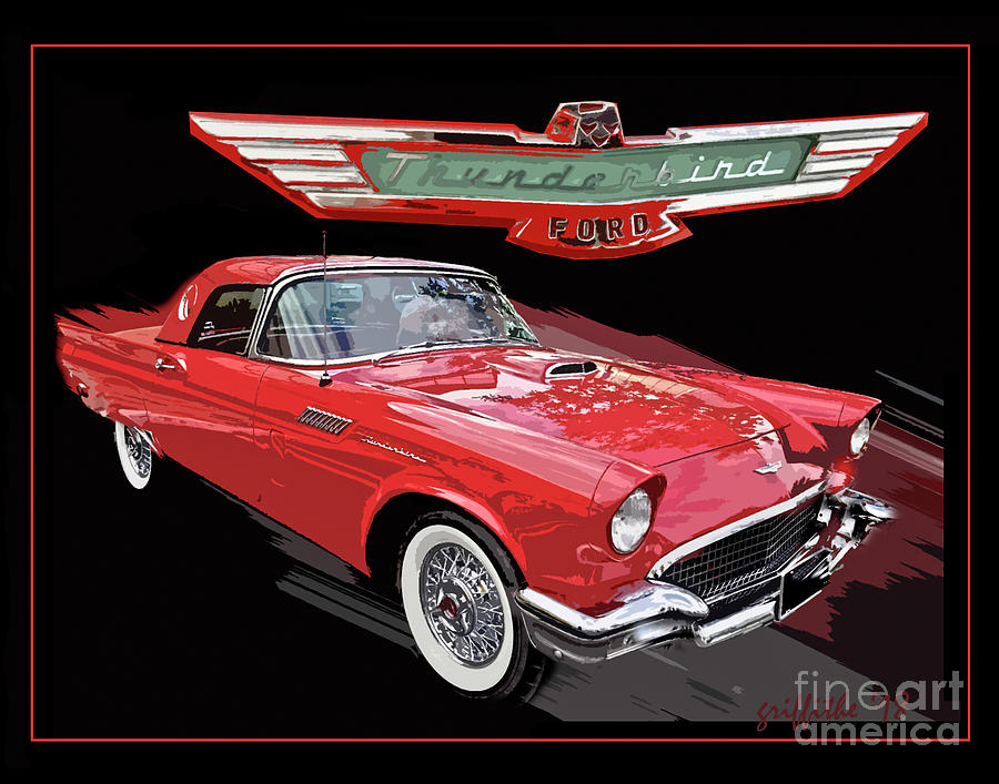 57 T Bird Photograph by Tom Griffithe
