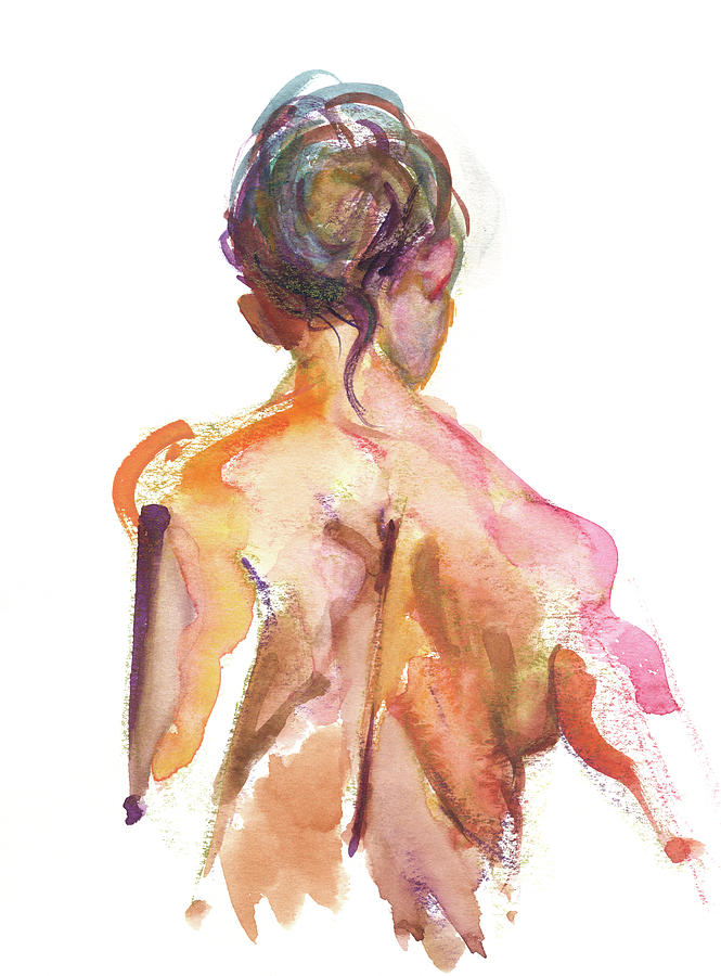 Nude Painting - Untitled #242 by Chris N Rohrbach