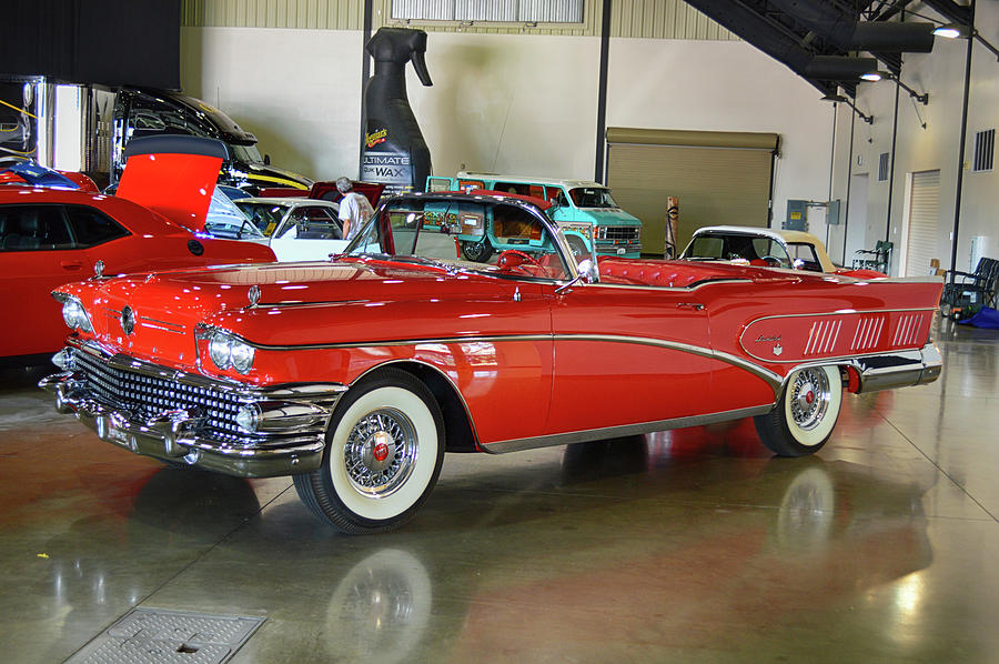 58 Buick Limited Photograph by Bill Dutting