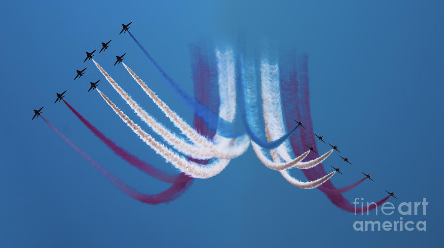 Red Arrows Photograph by Ang El