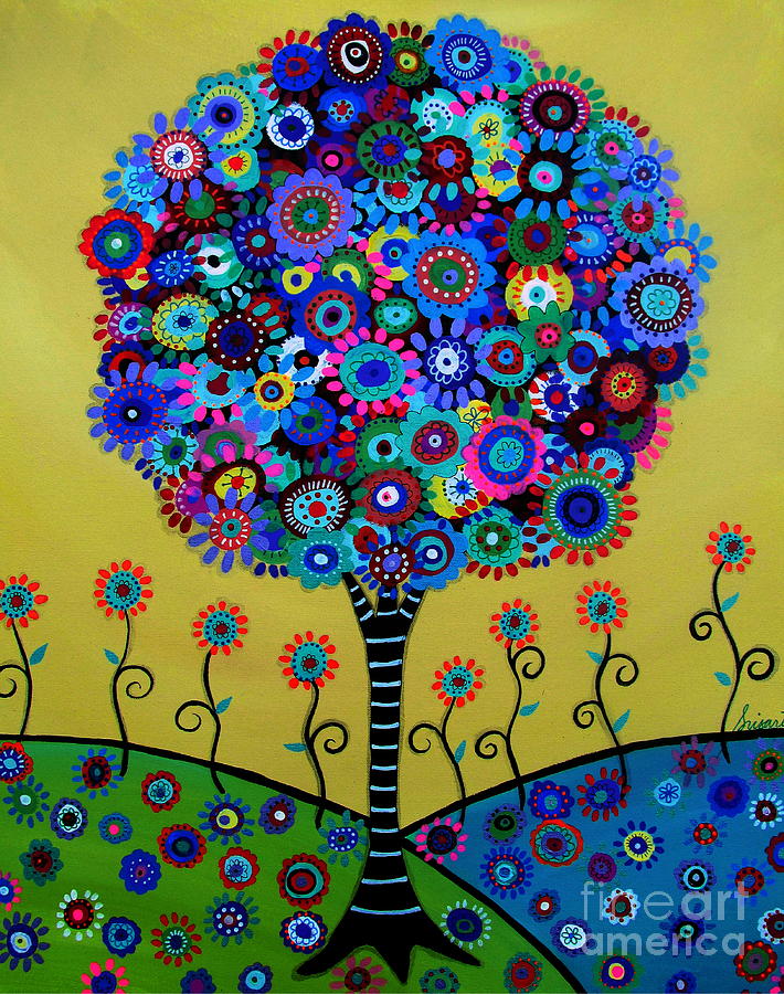 Tree of Life #58 Painting by Pristine Cartera Turkus