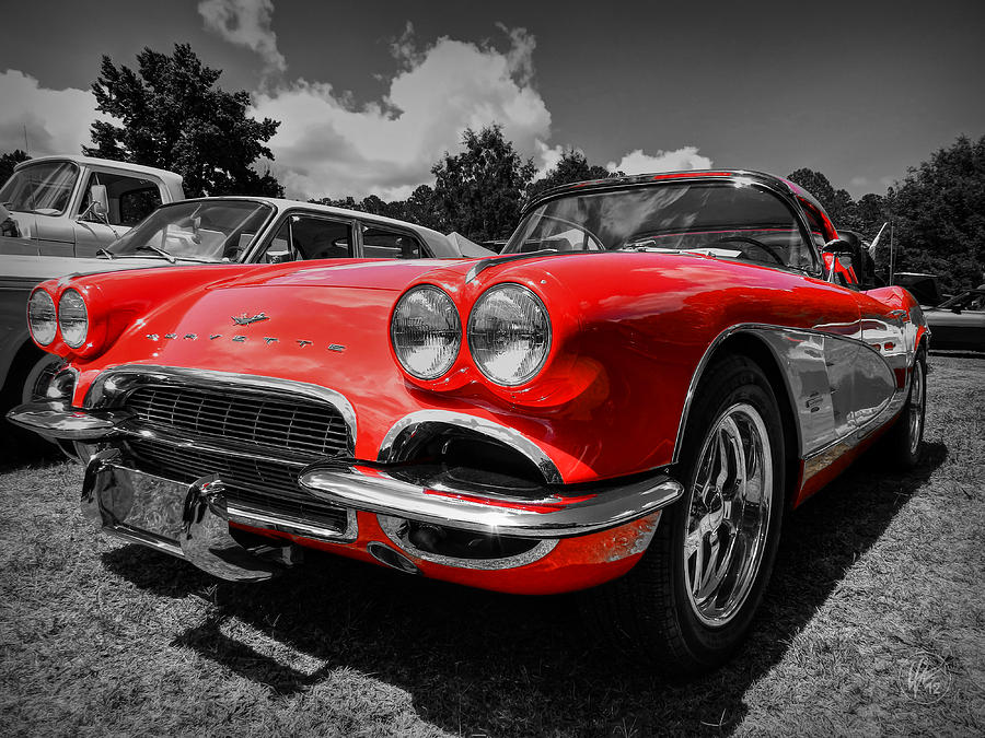 Car Photograph - 59 Corvette 001 #59 by Lance Vaughn