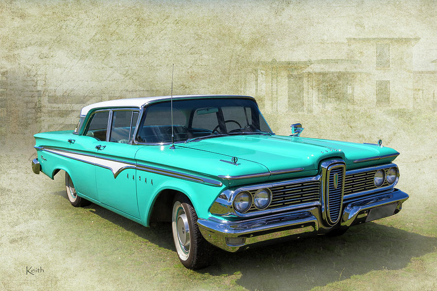 59 Edsel Photograph by Keith Hawley
