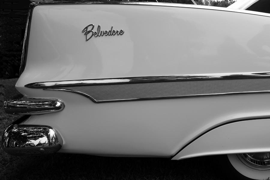 59 Plymouth Tail Fin Photograph by Robert Wilder Jr