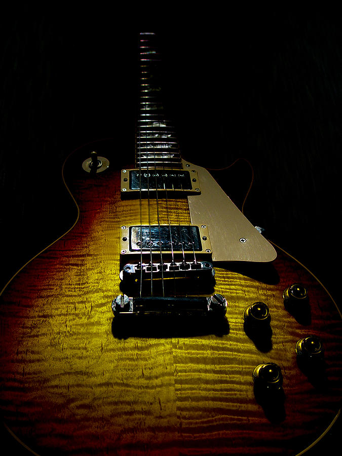 59 Reissue Guitar Spotlight Series Digital Art by Guitarwacky Fine Art