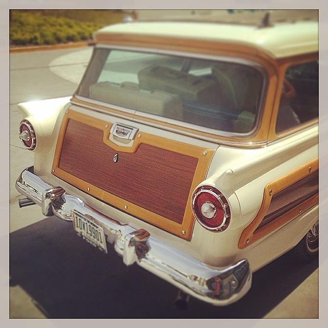 Vintage Photograph - Ford Woody Wagon by Jeffrey Domke