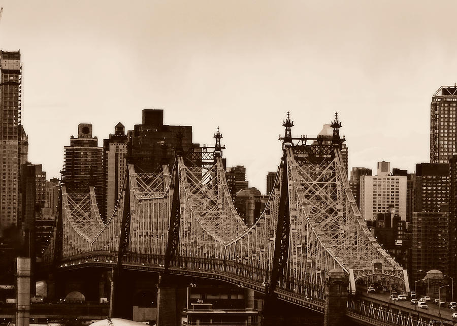 Bridge Photograph - 59th Street Bridge by Dark Whimsy