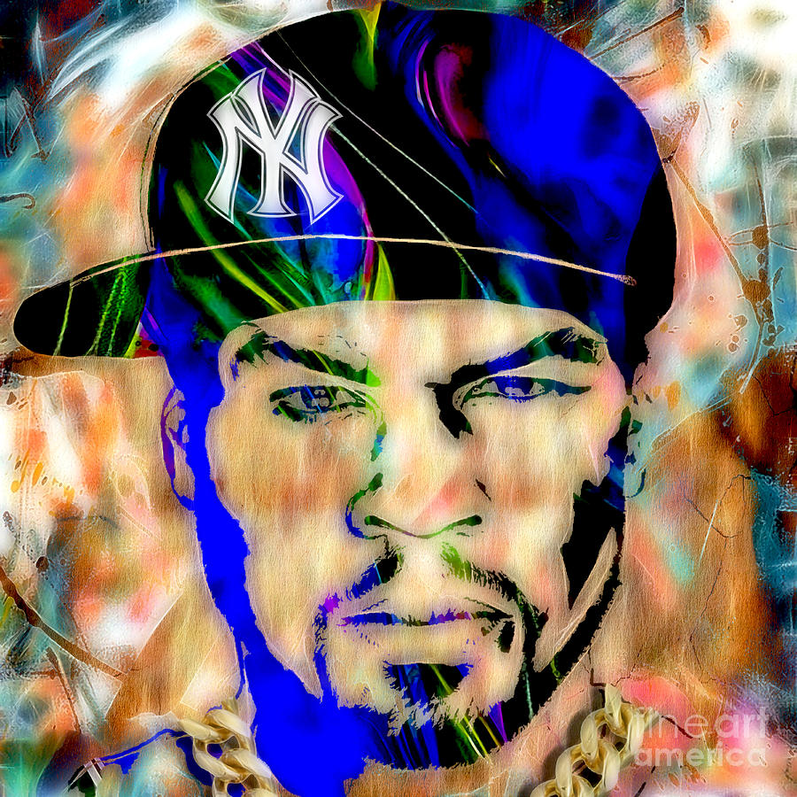 Cool Mixed Media - 50 Cent Collection #6 by Marvin Blaine