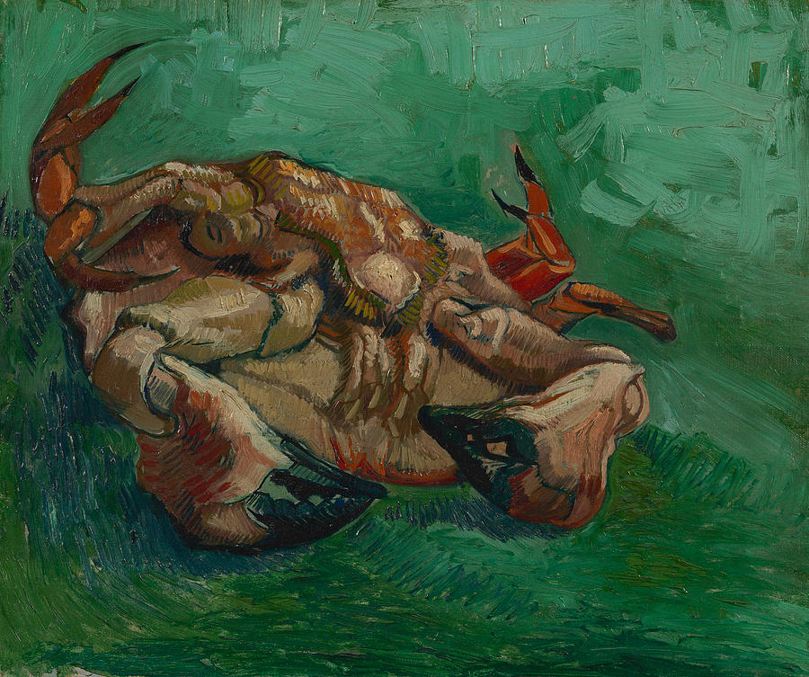 A crab on its back #10 Painting by Vincent van Gogh