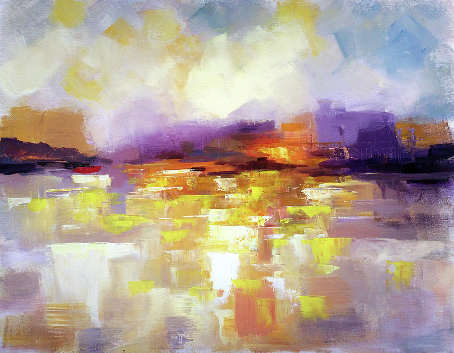 Abstract Landscape Painting by Zlatko Music