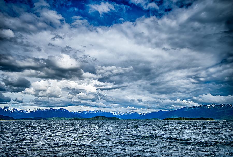 Alaska Waterscape And Mountains Near Favorite Channel And  Junea #6 Photograph by Alex Grichenko