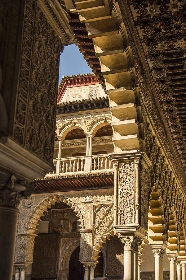 Alcazar Photograph - Alcazar of Seville - Seville Spain #6 by Jon Berghoff