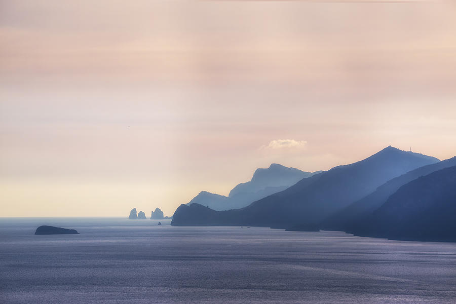 Sunset Photograph - Amalfi Coast #6 by Joana Kruse