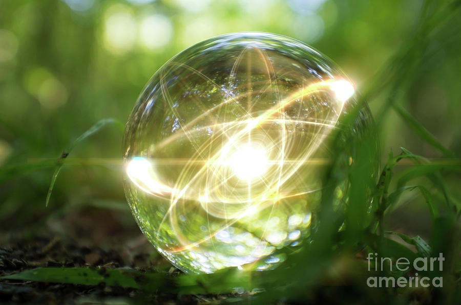 svinge Abnorm Udstyre Atom Crystal Ball Nature Photograph by Ezume Images