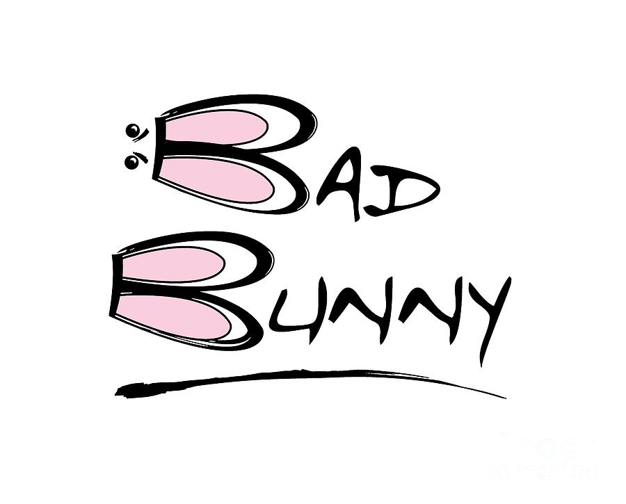 Bad Bunny Drawing Logo