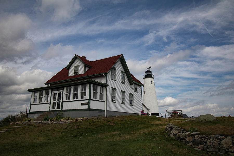 Bakers Island Lighthouse Salem #8 Photograph by Jeff Folger