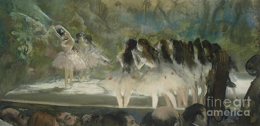 Ballet at the Paris Opera Pastel by Edgar Degas