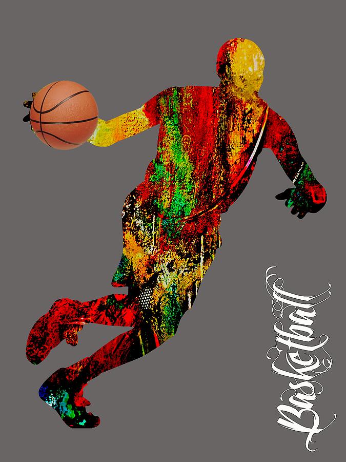Basketball Collection #6 Mixed Media by Marvin Blaine