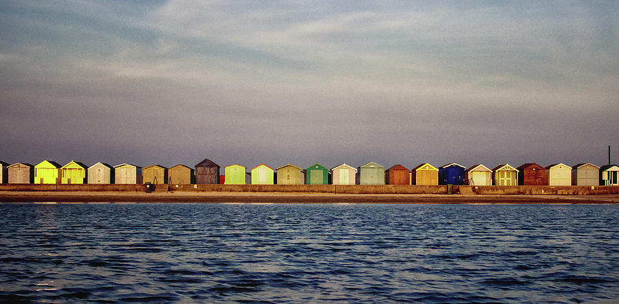 Summer Photograph - Beach Huts #6 by Martin Newman