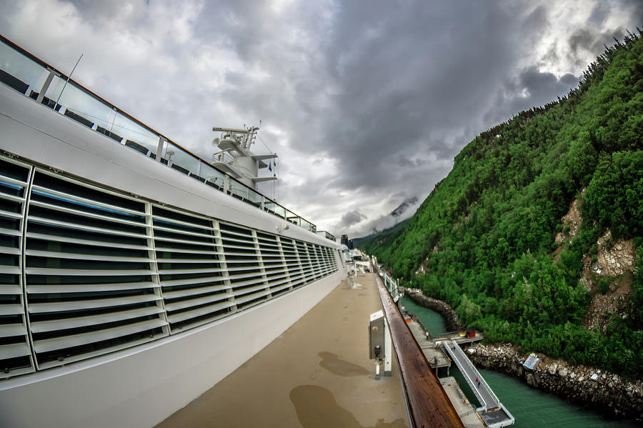 beautiful Alaskan cruise ship scenery  #6 Photograph by Alex Grichenko