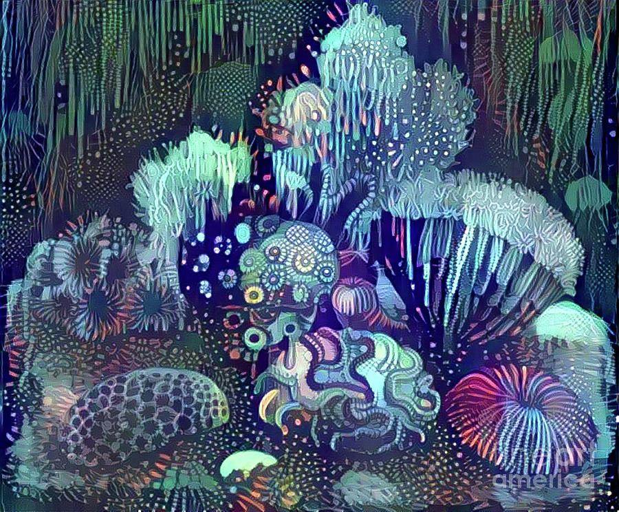 Beautiful undersea coral #6 Digital Art by Amy Cicconi