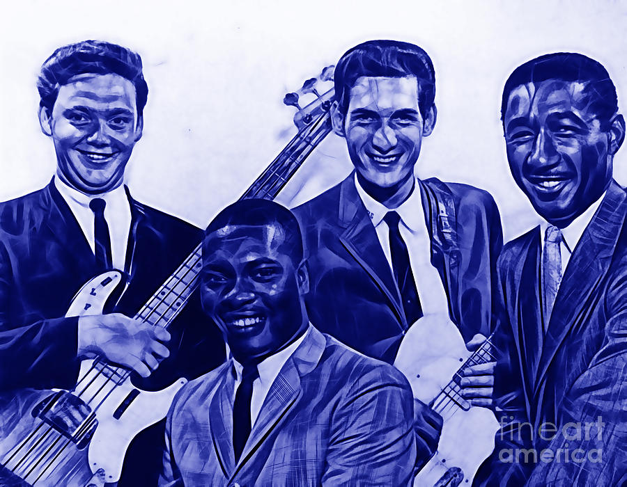 Music Mixed Media - Booker T. and The M.Gs #6 by Marvin Blaine