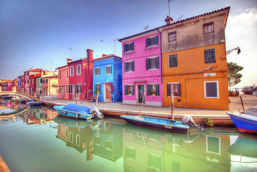 Burano Venice Italy #6 Photograph by Paul James Bannerman