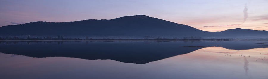 Nature Photograph - Cerknica lake at dawn #6 by Ian Middleton