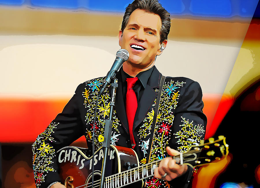 Chris Isaak #6 Mixed Media by Marvin Blaine