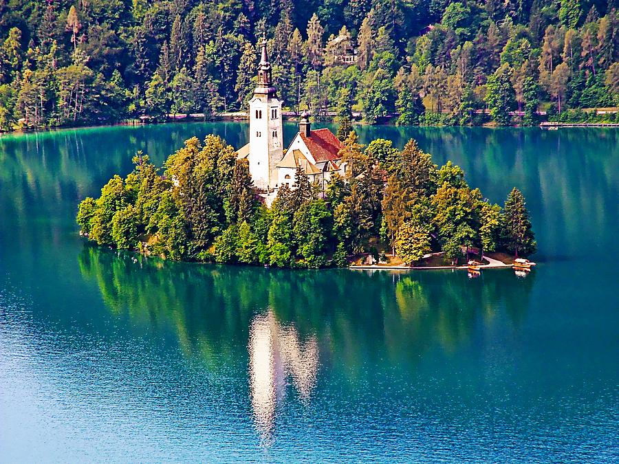 Church of the Assumption - Lake Bled, Slovenia #6 Photograph by Joseph Hendrix