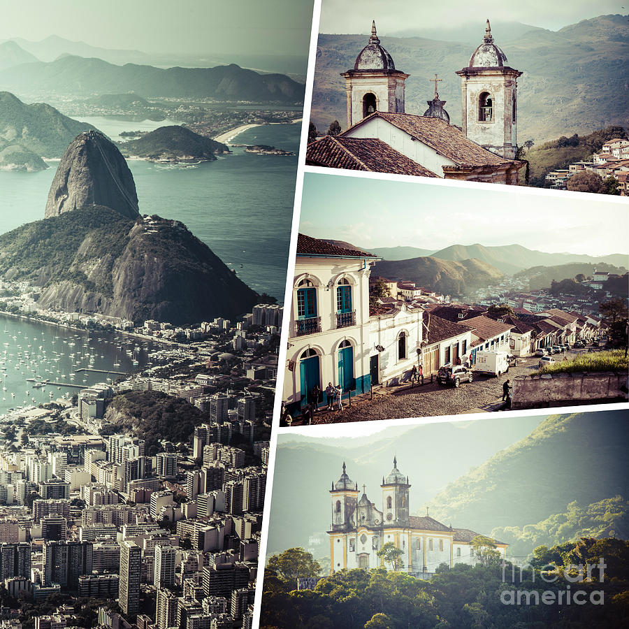 Collage of Rio de Janeiro Photograph by Mariusz Prusaczyk - Fine Art ...