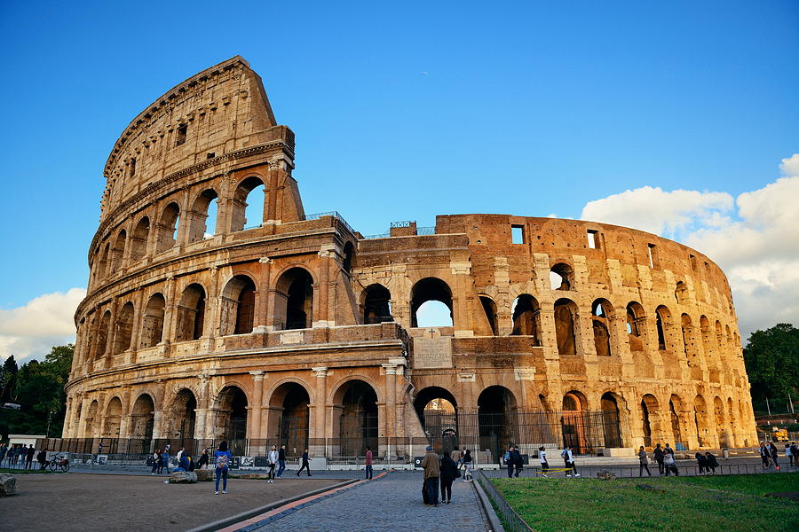 Colosseum in Rome #6 Photograph by Songquan Deng