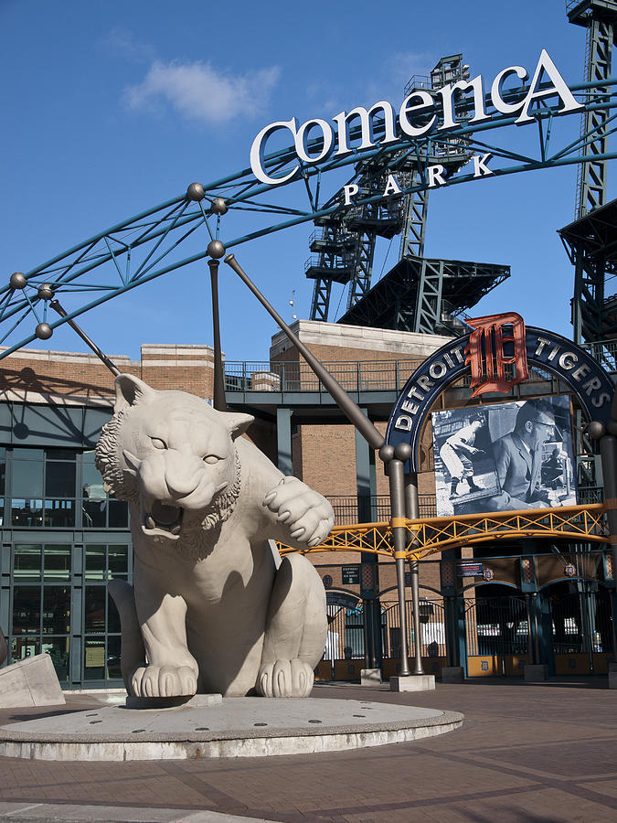 Comerica Park #6 Photograph by Cindy Lindow
