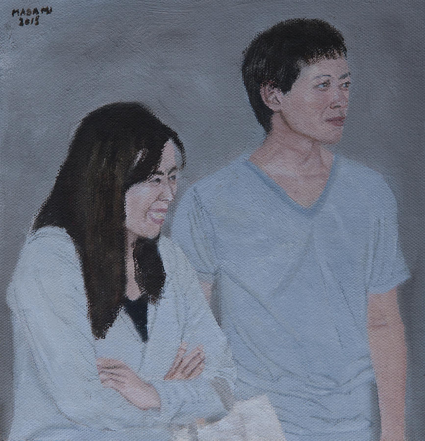 Couple #6 Painting by Masami Iida