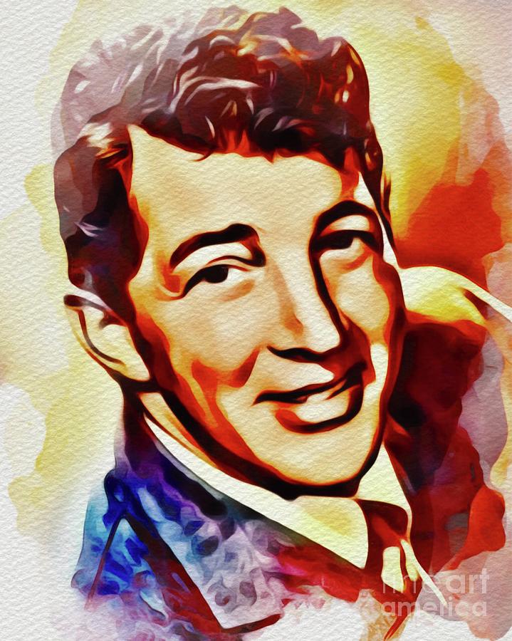 Dean Martin, Hollywood Legend Painting