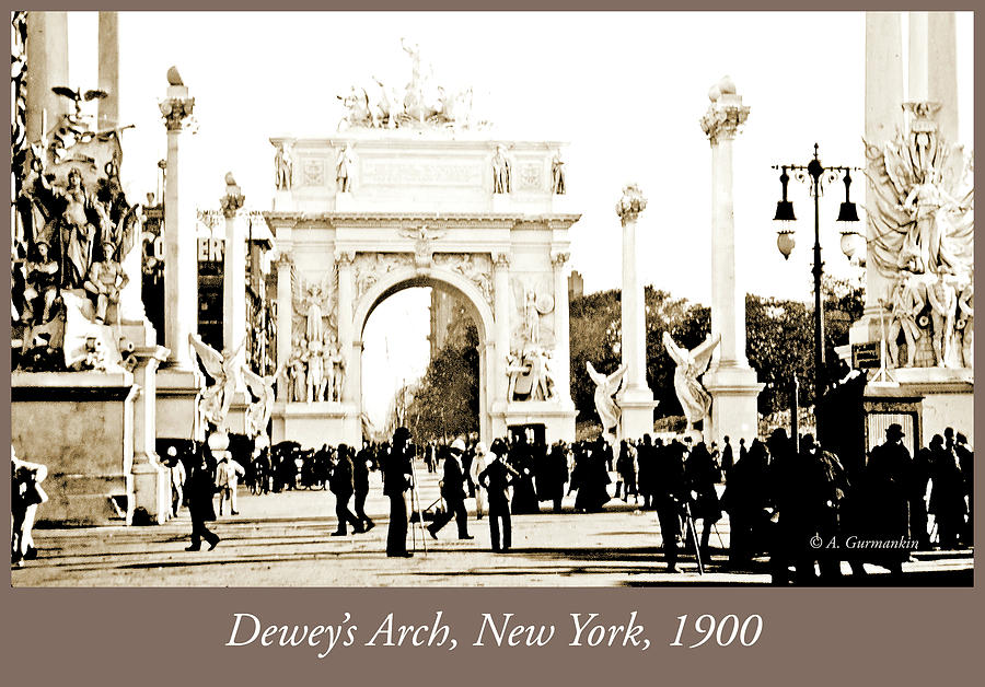 Deweys Arch, New York, 1900, Vintage Photograph #6 Photograph by A Macarthur Gurmankin