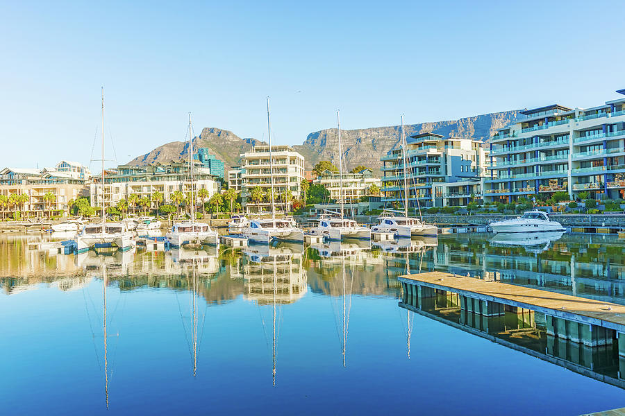 Downtown Cape Town with Table Mountain #6 Photograph by Marek Poplawski