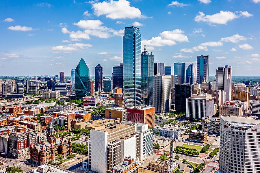 Downtown Dallas Texas City Skyline And Surroundings #6 Photograph by Alex Grichenko