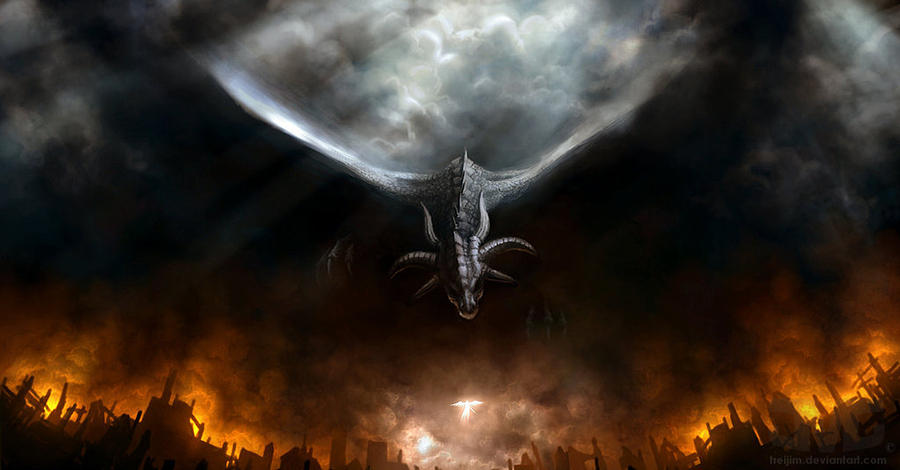 Dragon Digital Art - Dragon #6 by Maye Loeser