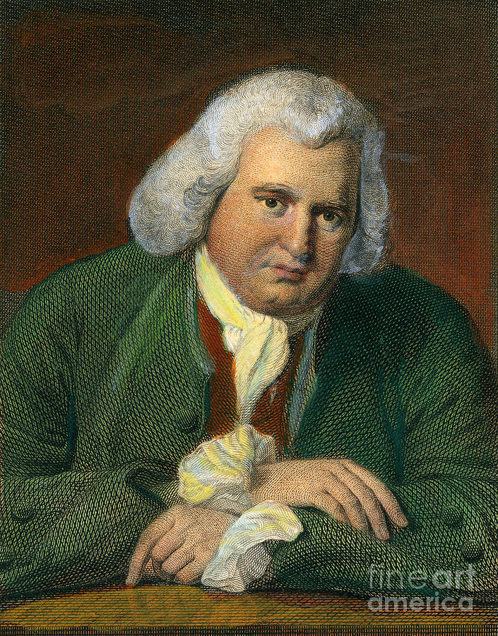 Erasmus Darwin, 17311802 Drawing by Granger