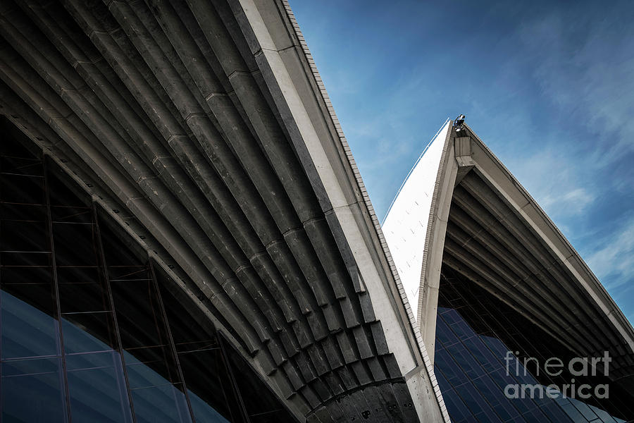 Exterior Architecture Detail Of Sydney Opera House Landmark In A #6 Photograph by JM Travel Photography